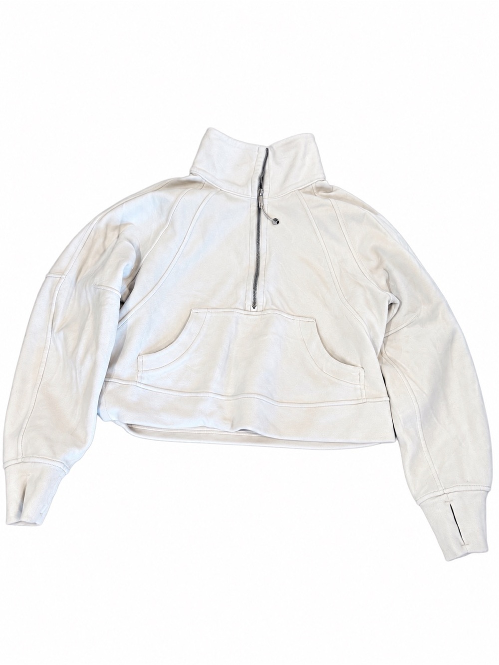 Lululemon oversized funnel half zip size 4